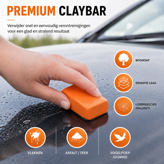 Clay Bar Oranje 100g — Wangle