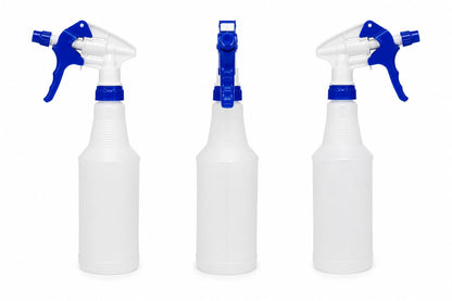 Professionele Spuitfles met Maatschaal – Blauw Triggerspuit