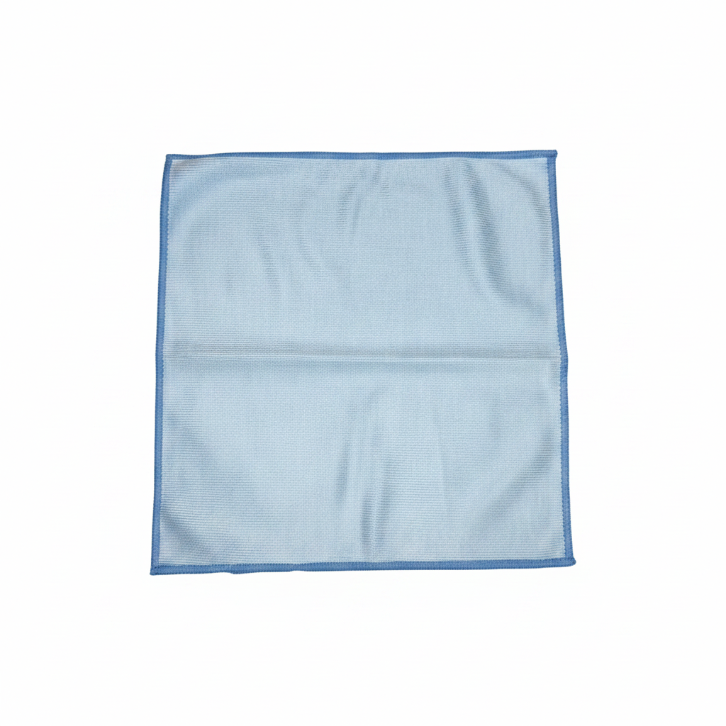 Blauw doek hoek