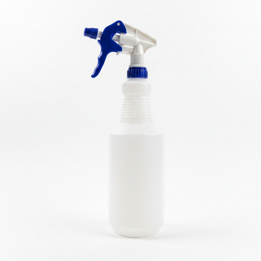 Professionele Spuitfles met Maatschaal – Blauw Triggerspuit