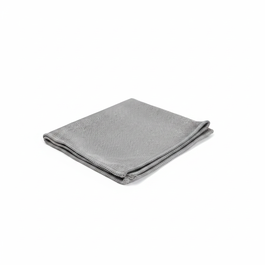 Zilver doek gevouwen