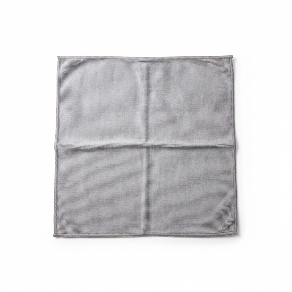 Zilver doek plat